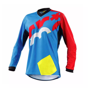 Ropa de fútbol de manga larga personalizada para hombre, servicio OEM, camiseta de MTB y motocicleta para equipo de bicicleta de montaña para hombre - Product Image 4
