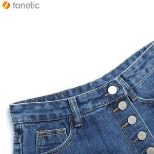 Pantalones cortos vaqueros ligeros para mujer, ropa de alta calidad con estampado de logotipo personalizado, peso ligero, venta al por mayor - Product Image 6