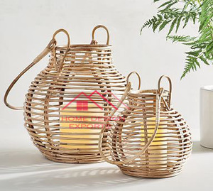 โคมไฟไม้ไผ่โพลีรูปเพชรเป็นมิตรกับสิ่งแวดล้อมสำหรับตกแต่งบ้านสำหรับเทศกาลอีสเตอร์ฤดูหนาวผลิตโดยตรง - Product Image 6