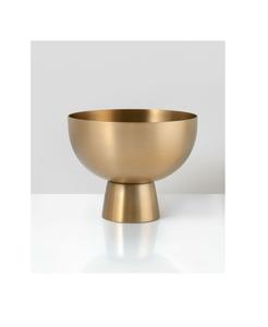 Bol décoratif en laiton avec texture martelée et large ouverture idéal pour la décoration indienne traditionnelle ou le style bohème rustique - Product Image 2