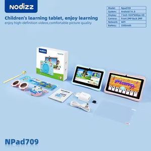 Tablette PC Npad 709 7 pouces Android 14 double cœur, appareil éducatif pour enfants avec double caméra et chargement Micro USB - Product Image 6