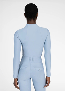 Camiseta de equitación moderna para mujer, ligera, transpirable, de tejido elástico que absorbe la humedad, para deporte ecuestre. - Product Image 3