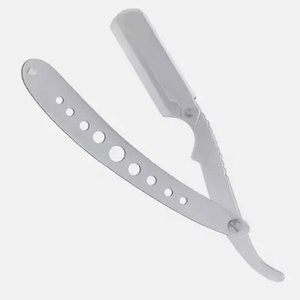 มีดโกนหนวดสำหรับร้านตัดผมมีดโกนหนวดใบเดียวทำจากสเตนเลสสำหรับร้านตัดผม - Product Image 6