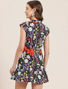 Vestido de algodón estampado con bloque de mano indio, nueva moda, ropa informal de verano con cintura Natural de estilo dulce para regalo de San Valentín - Product Image 3