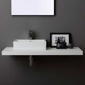 Lavabo rectangulaire à poser sur comptoir - Product Image 4
