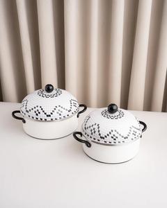 Nouveau design Moyen-Orient Chauffe-plats Hotpot Casseroles Buffet Moderne Design Rond Métal Classique Décoratif Ramadan Hot Pot Warmer - Product Image 6