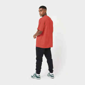 Nuevo suministro de fabricante de alta calidad, 250g, 100% algodón, camiseta de gran tamaño con hombros caídos, camiseta en blanco Unisex con estampado personalizado para hombres en stock - Product Image 6