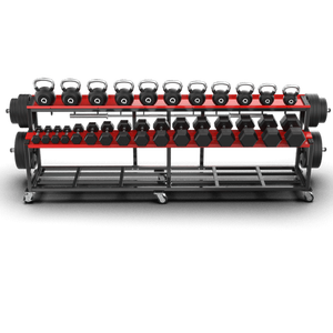 QLI QDR144 Disc and Dumbbell <b>Weight</b> Rack Professional Gym <b>Storage</b> Solution Steel Frame Multi Tier Rack for Accessories - Product Image 5