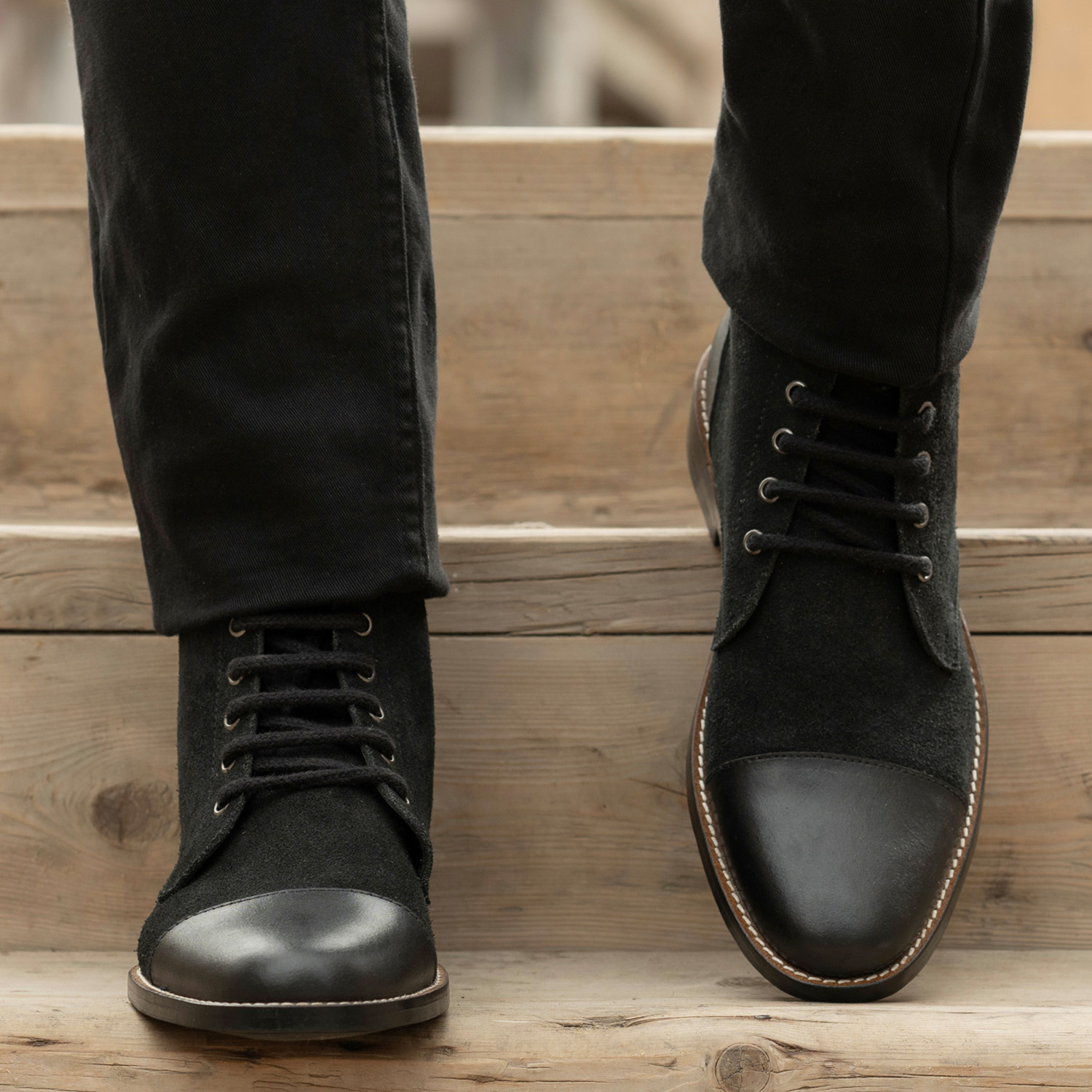 High Quality Stylish Formal Dress Men's Black Genuine Leather Boots Custom  Logo Wholesale Studded Rubber Sole Boots For Men OEM| Alibaba.com