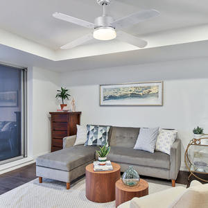 Bel Air Home-kenia พัดลมเพดาน-มอเตอร์ DC และไฟ LED 20W รวม-ใบมีดย้อนกลับได้4ใบ-รีโมทคอนโทรลและ6ความเร็ว-P - Product Image 2