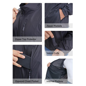 Vente en gros de vêtements de sport pour hommes, veste de randonnée en plein air, coupe-vent et imperméable, veste de sport pour femmes, veste d'alpinisme en plein air pour hommes - Product Image 5