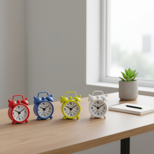 Carlton Miniwecker Desk & <b>Table</b> <b>Clock</b> Colorful & Stylish Miniwecker for Home or Office Use - Product Image 3