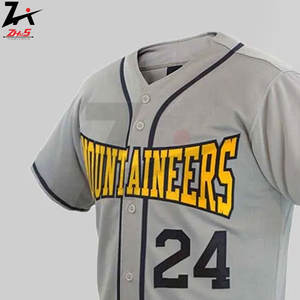 Camisetas de béisbol personalizadas unisex de alta calidad, nuevo diseño, venta al por mayor, ropa deportiva para hombres y mujeres, conjuntos transpirables con estampado de transferencia de calor - Product Image 2