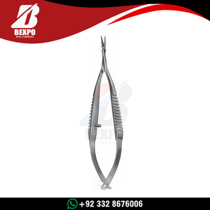 Micro-ciseaux en gros 12cm - 18cm en acier inoxydable, instruments microchirurgicaux réutilisables - Product Image 2