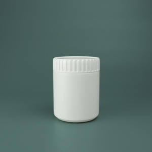 Fabricant vietnamien de qualité supérieure pot en plastique HDPE emballage en plastique blanc rond lisse couleur personnalisée 250ml M0296 - Product Image 1