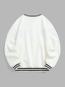 Veste à col montant Letterman grande taille sur mesure pour hommes Logo inclus prix de gros fabriqué au Pakistan - Product Image 2