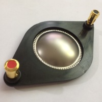 TAIMEI (YUHUI) Remplacement Diaphragme Tweeter NX Audio Pilote 44.4mm Titane Diaphragmes Compression Haut-Parleur Pilote