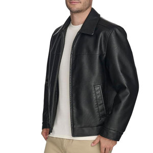 <b>Men's</b> Stylish Vintage High Quality Genuine Leather <b>Jacket</b> Best Popular Winter Design with <b>Long</b> Sleeves OEM Service - Product Image 2