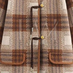 เสื้อสเวตเตอร์ผ้าแคชเมียร์100% สำหรับผู้หญิงเสื้อสเวตเตอร์ขนสัตว์ระบายอากาศได้ดีสีทึบสำหรับฤดูหนาวออกแบบโลโก้แบรนด์ของคุณเองได้ - Product Image 6