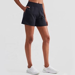 Pantalones cortos de entrenamiento para mujer, ropa de gimnasio sin costuras, pantalones de Yoga para entrenamiento físico, pantalones cortos de cintura para mujer, mallas con bolsillos - Product Image 3