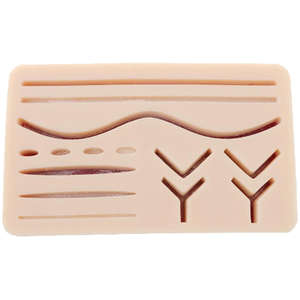 Kit de sutura personalizado, instrumento médico, almohadilla de práctica de sutura para estudiantes de medicina, almohadillas de entrenamiento de silicona de 3 capas - Product Image 2