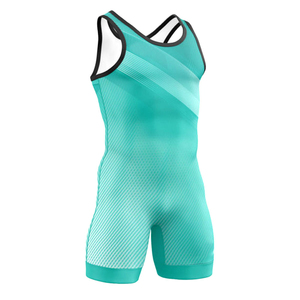 Professional Custom Sublimation Wrestling <b>Singlet</b> <b>Men</b> Compression Wrestling Uniform Breathable Quick Dry Training Competition - Product Image 2