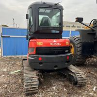 Mini-excavatrice sur chenilles Kubota U35 d'occasion de 3,5 tonnes pour la ferme, le jardin et la construction