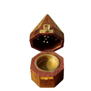 Bougeoirs en bois inachevés créatifs pour bricolage artisanat religieux décor de table à la maison personnalisé - Product Image 3