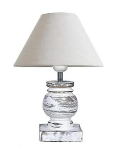 <b>Green</b> Resin Shabby Chic Leaf <b>Table</b> Lamp E27 Bulb Holder Fabric Shade Wooden Base Plug-in <b>Bedside</b> Decor Light - Product Image 4