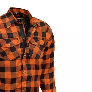 Chemise de moto personnalisée respirante résistante aux chocs pour hommes et femmes, 500g de coton, certifiée CE, veste de moto - Product Image 3