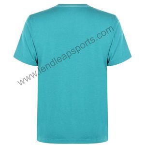 Camiseta de cuello redondo de gran tamaño de algodón 100% para hombre, camisetas de verano Vintage de talla grande transpirables con estampado de logotipo personalizado - Product Image 5