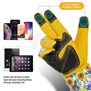 Guantes de Jardinería de Cuero Duraderos, Impermeables y Resistentes a Cortes, Personalizados con su Propio Diseño - Product Image 6