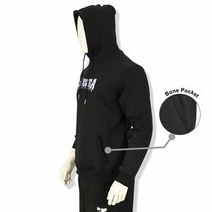 Pull à capuche entièrement personnalisé 100% coton polaire avec logo brodé - Product Image 2