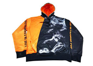 Survêtement décontracté pour homme de qualité supérieure, avec impression par transfert thermique, logo personnalisé, design solide, sweat à capuche épais et empilé - Product Image 6