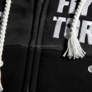 Conjuntos de Sudadera con Capucha y Pantalones de Chándal de Invierno de Corte Holgado Personalizados, Estampado Tecnológico Y2K, Forro Polar, Cordón Ajustable, Lavado Ácido, Bordado, Ecológico - Product Image 5