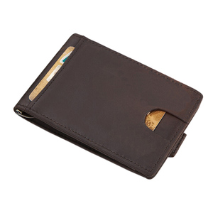 กระเป๋าสตางค์หนังแท้สำหรับผู้ชายใส่สบายโลโก้ออกแบบได้ตามต้องการ - Product Image 3