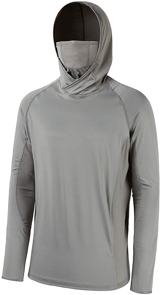 OEM Men's UPF50+ Camo Fishing Sports Hoodie Long Sleeve Quick Dry Breathable Shirt Waterproof Mask Plus Size for Windproof