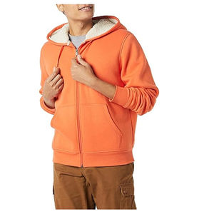 Sweat-shirt et sweat à capuche pour homme en tissu French Terry anti-froissement, polyester/coton, imprimé à l'écran, motif uni - Product Image 4