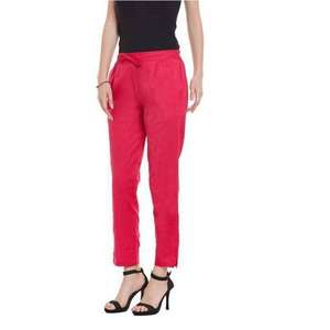 Pantalones Cargo de Algodón y Poliéster de Alta Calidad para Mujer, de Secado Rápido, Transpirables, Corte Holgado, Cintura Elástica, Planos, de Verano, con Logotipo-OEM - Product Image 3