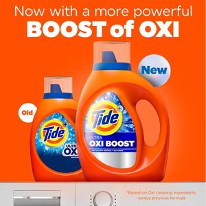 Détergent à lessive liquide Tide Ultra Oxi Boost, 148 fl oz, 105 brassées, détachant avancé, détergent à lessive liquide avec extra - Product Image 5