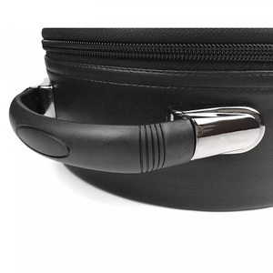 Étui à chapeau en cuir rouge à couronne royale personnalisable, avec logo métallique brodé de strass maçonniques, badges à coudre, uniforme ronpex - Product Image 3