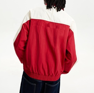 Chaqueta Cortavientos Deportiva con Logotipo Personalizado, Chaqueta Corta Anorak, Tejido Fino, Media Cremallera, Impermeable, Estilo Casual - Product Image 3