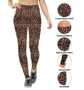 Mallas estampadas OEM para mujer tela elástica transpirable diseño personalizado ideal para eventos de fitness gymwear e identidad de marca - Product Image 3