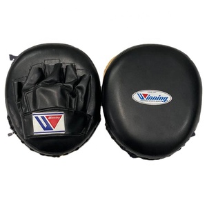 Coussinets de frappe professionnels en cuir véritable pour la boxe, avec logo personnalisé, OEM, durables et protecteurs - Product Image 1