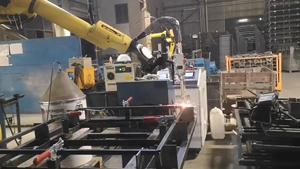 <span class=keywords><strong>Robot</strong></span> compact Fanuc M-10iD/12, charge utile 145 kg, portée 1441 mm, 6 axes avec PLC et moteur, grille personnalisée, protection IP67 pour soudage laser - Product Image 2