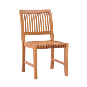 Muebles de Patio al aire libre, sillas y sillas de jardín de ocio, silla de cena con madera de teca, muebles de jardín - Product Image 1