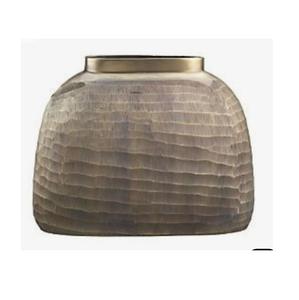 Premium Polished Brass Look Aluminum Flower <b>Vase</b> | Modern Tall Floor Decor for <b>Wedding</b>/Hotel Events-Eco-Friendly Handmade - Product Image 2