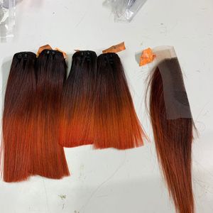 ผมแท้แบบ Remy สำหรับต่อผม100% ธรรมชาติไม่ผ่านกระบวนการทางเคมีสีส้ม - Product Image 3