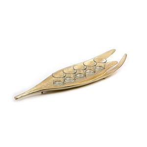 Customized Size And Shape Candle <b>Holder</b> In Aluminium And Glass Gold Color <b>Tealight</b> Candle <b>Holder</b> At Wholesale Supplier - Product Image 1