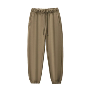 Pantalon de survêtement à jambes larges pour femmes Joggers avec bouton décoration Logo motif manches longues épais tricoté Cargo pantalon lavé Technics - Product Image 2